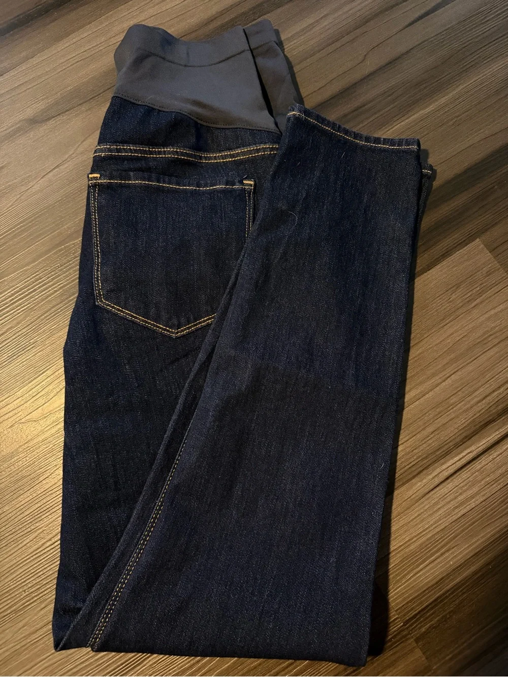 Old Navy Maternity Wow Skinny denim jeans full belly panel Plus Size 16 Long